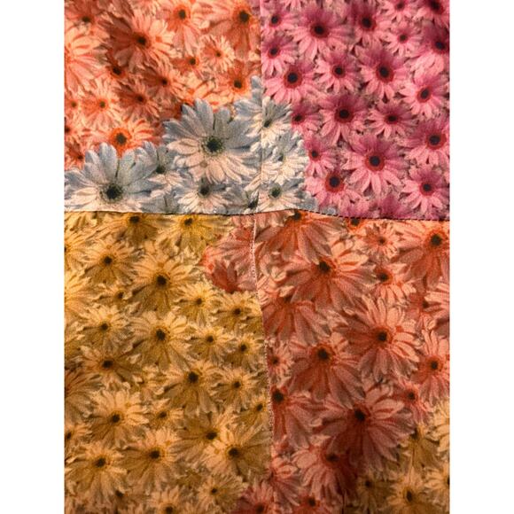 Anthropologie Dress Large Womens Varun Bahl Catria Patchwork Floral A Line - Picture 10 of 11